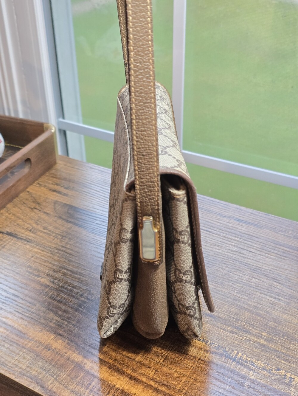 Vintage Gucci Plus GG Crossbody Flap Bag - Picture 2 of 16